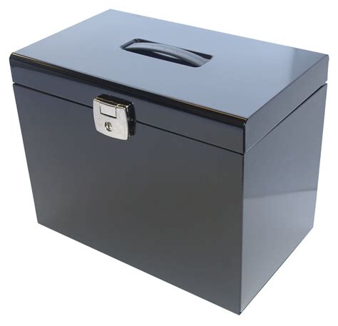 lockable metal file box